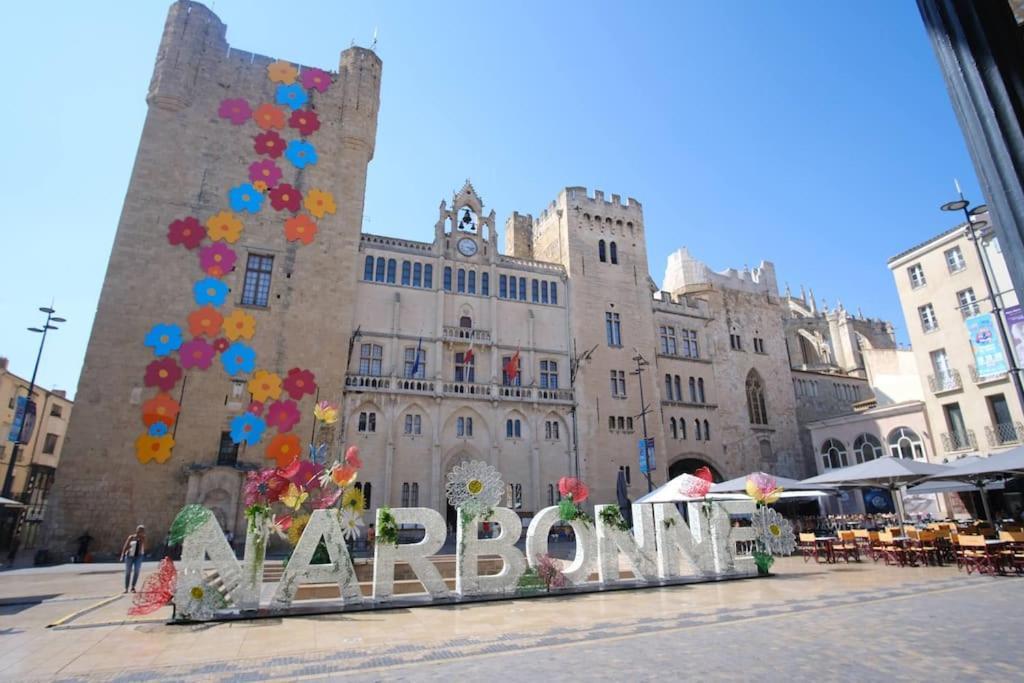 A 5Mn De La Reserve Africaine, Charmante Maison De Village Avec Patio Sigean Esterno foto